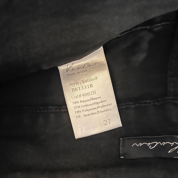 Black Distressed KanCan Jeans - Picture 3 of 4